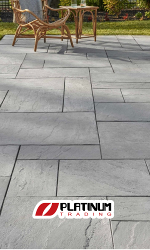 أرضيات حجر طبيعي للمساحات الخارجية والجلسات